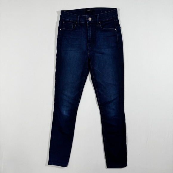 Fidelity Denim Denim - Fidelity Women Skinny Jeans Dark Blue Denim 24 Minimalist Casual Capsule US Made